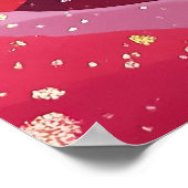 Poster Whimsical roses garden (Coin)