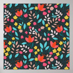 Poster Whimsical Spring Garden Party