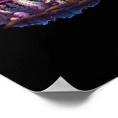 Poster Whimsigoth Champignons Et Cristaux (Coin)