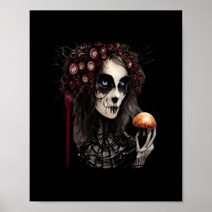 Poster Whimsigoth - Lunes classiques et jardins hantés