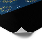 Poster Whimsigoth Night Sky Sun Moon Witchy Classic Desig (Coin)
