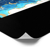 Poster Whimsigoth Nuages Sun Moon Witchy Classic (Coin)