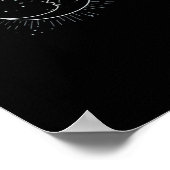 Poster Whimsigoth Starry Night Moon Witchy Classic (Coin)