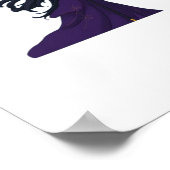 Poster Whimsigothique Lune sorcière (Coin)