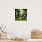 Poster Whimsland Woodland St Patrick’s Day Path (Cuisine)