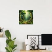 Poster Whimsland Woodland St Patrick’s Day Path (Bureau à domicile)