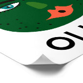 Poster Whimssical Avocado CUSTOM BABY NAME Art (Coin)