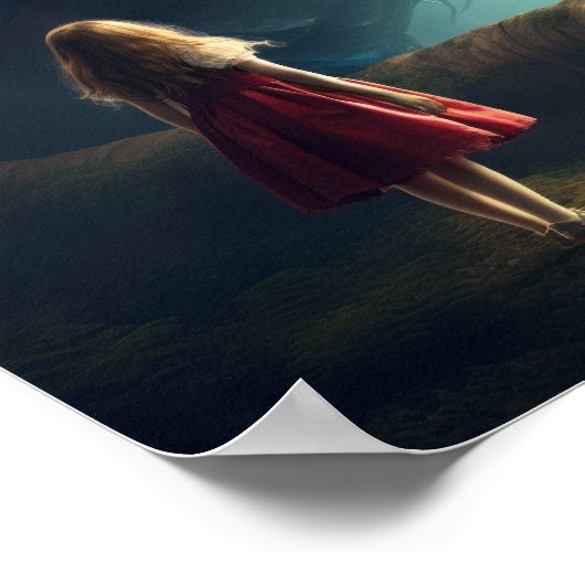 Poster Whimsski Caterpillar et Alice dans Wonderland Post (Coin)