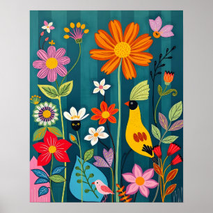 Poster Whimsy Bird