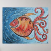Poster Whimsy Fish II (Devant)
