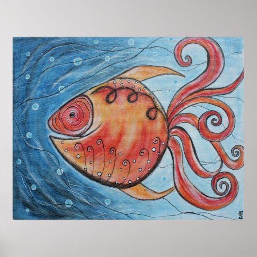 Poster Whimsy Fish II (Devant)