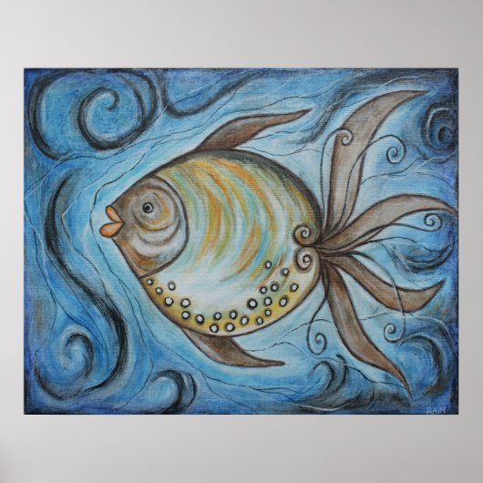 Poster Whimsy Fish II (Devant)
