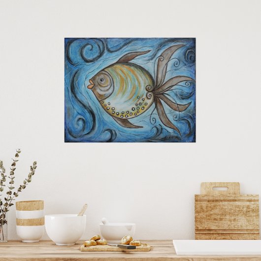 Poster Whimsy Fish II (Cuisine)