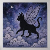 Poster WhimsyBlackCatFairy (Devant)