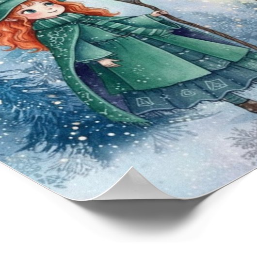 Poster WhimsySnowFlakeWitch (Coin)