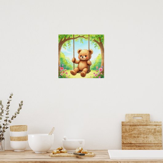 Poster WhimsyTeddyBear (Cuisine)