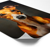 Poster Whippet (Coin)