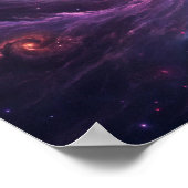 Poster Whirlpool cosmique : Une nébuleuse d'étoiles (Coin)