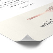 Poster Whisk d'or rose | Bienvenue à la sécurité des vitr (Coin)