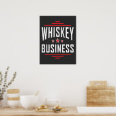 Poster Whiskey Business (Cuisine)