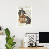 Poster Whiskey Hermitage Sour Mash (Bureau à domicile)