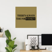 Poster whiskey lover citations amusantes (Bureau à domicile)