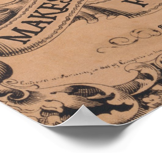 Poster Whiskey me rend frisquet (Coin)