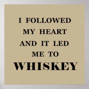 Poster whiskey quotes