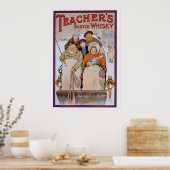 Poster Whisky écossais de l'enseignant (Cuisine)