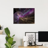 Poster Whisper violet (Bureau à domicile)