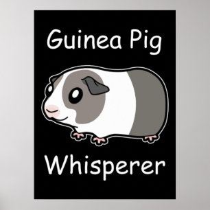 Poster Whisperer de porc de Guinée