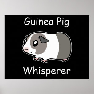 Poster Whisperer de porc de Guinée