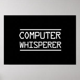 Poster Whisperer d'ordinateur