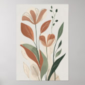 Poster Whispering Feuilles (Devant)