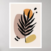 Poster Whisperpering Feuilles 3 : Botanique Boho minimali (Devant)