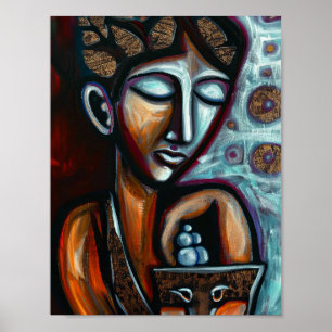 Poster Whispers ancestraux : Mythos moderne