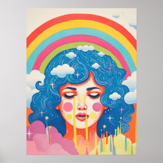 Poster Whispers céleste : La Muse haïe dans l'espace (Devant)