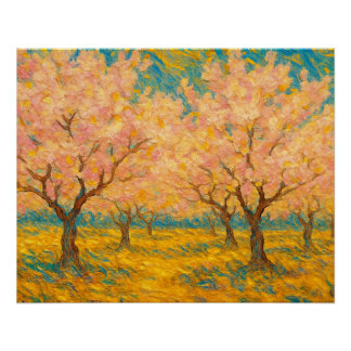 Poster Whispers de printemps en fleurs