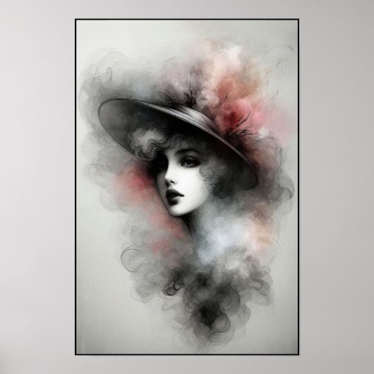 Poster Whispers D'Une Élégance Vintage (Devant)