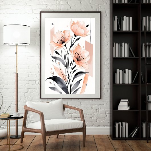 Poster Whispers en fleur