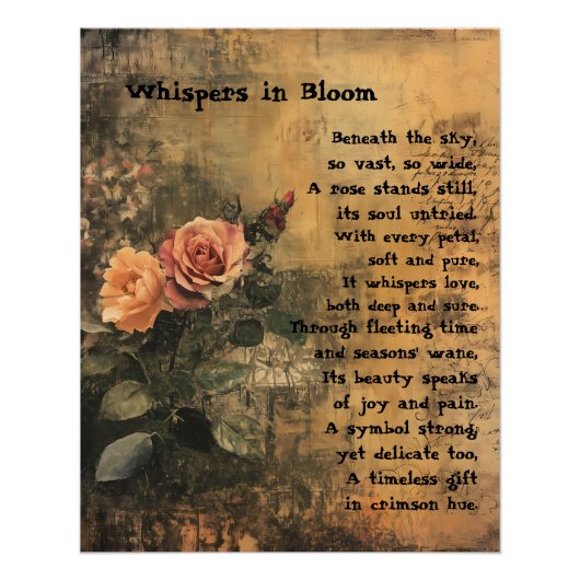 Poster Whispers en fleur (Devant)