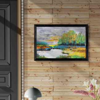 Poster Whispers Of Autumn, Landscape Art,