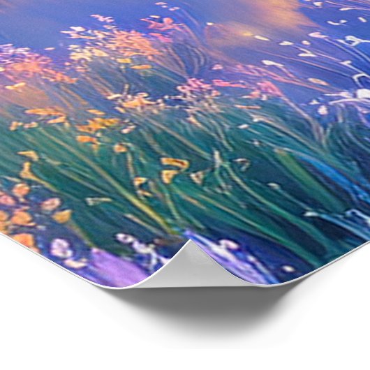 Poster Whispers of Dusk, Tranquil Waters (Coin)