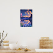 Poster Whispers of Dusk, Tranquil Waters (Cuisine)