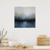 Poster Whispers of Light : Blossoms in the Mist (Cuisine)