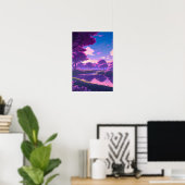 Poster Whispers of, Paysage Anime (Bureau à domicile)