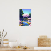 Poster Whispers of Spring, Embracer le Sakura Tree (Cuisine)