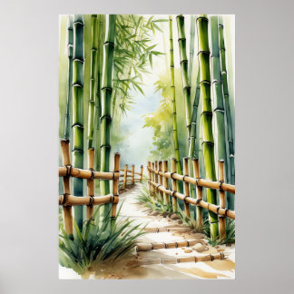 Poster Whispers of the Bamboo Grove