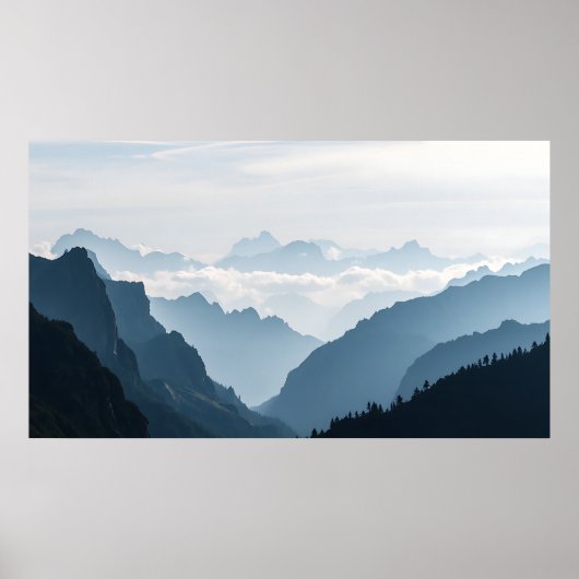 Poster Whispers of the Fogbound Peaks (Devant)