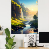 Poster "Whispers of the Mountains" (Bureau à domicile)